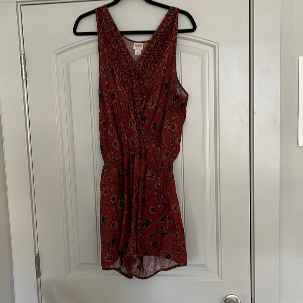 XL Mossimo Supply flower printed romper